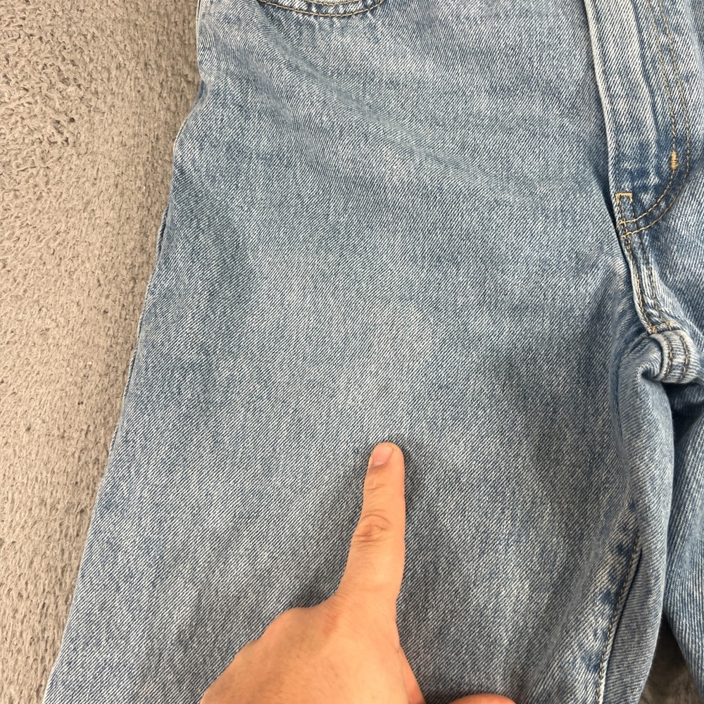 Levis 94 Baggy Jeans Womens 28 Light Wash 90s Y2K Streetwear - Picture 4 of 16